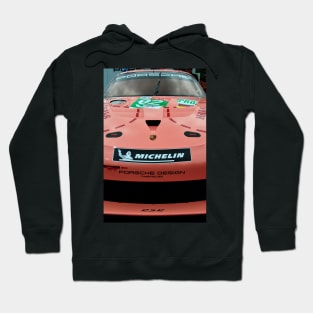 Pink Pig Germans Sports Motor Car Hoodie